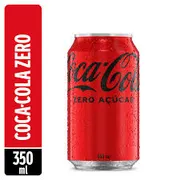 Refrigerantes: COCA COLA 350ML ZERO - LATA