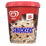 Sorvetes Kibon: sorvete snickers 800g - ...
