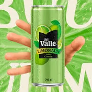 Refresco: Del Valle limonada - Bebida refrescante Del Valle Limonada em latade 290ml. A linha traz o equilíbrio entre o azedinho do limão e um toque doce, focando em praticidade e frescor.