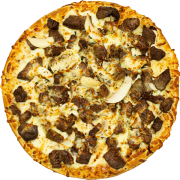 Especiais com acréscimo: Mignon Catupiry - Pizza Grande (Ingredientes: Catupiry, Champignon, Mignon, Molho de Tomate, Muçarela, Orégano)