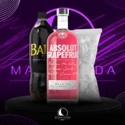 Kit Vodka: Combo Absolut Grapefuit com Baly + Gelo)