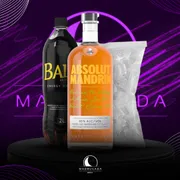 Kit Vodka: Combo Absolut Mandrin c/ Baly + Gelo)