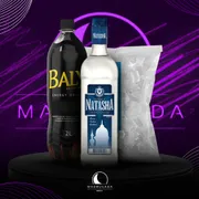Kit Vodka: Combo Natasha com Baly + Gelo)