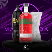 Kit Vodka: Combo Absolut Melancia com Baly + Gelo)