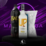 Kit Vodka: Combo Up Abacaxi c/Baly + Gelo 3kg)
