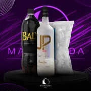Kit Vodka: Combo up Baunilha com Baly + Gelo)
