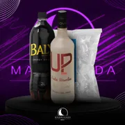 Kit Vodka: Combo Up Frutas Vermelhas com Baly + Gelo)