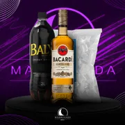 Kit Vodka: Combo Bacardi Carta Oro c/Baly + Gelo)