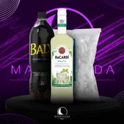 Kit Vodka: Combo Bacardi Mojito c/Baly + Gelo)