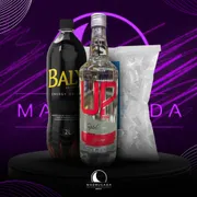 Kit Vodka: Combo Up Morango c/Baly + Gelo)