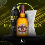 Kit Whisky: Combo Chivas Regal 1L c/ Baly + Gelo)