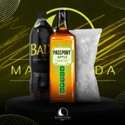 Kit Whisky: Combo Passaport Maça Verde com Baly + Gelo 3kg)