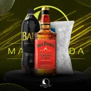 Kit Whisky: Combo Jack Daniels Fire com Baly + Gelo)