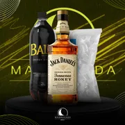 Kit Whisky: Combo Jack Daniels Mel com Baly + Gelo)