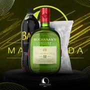 Kit Whisky: Combo Buchanan´s com Baly + Gelo)