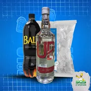 kit vodka com baly: Kit UP Frutas Vermelhas + Baly 2L + Gelo 3kg)