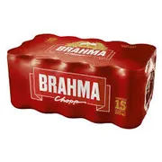 Packs de Cervejas: Pack Brahma Choop 269ml C/ 15 uni. - Brahma Choop 269ml