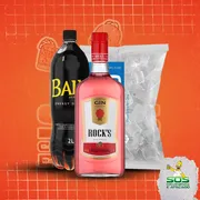 Kits de Gin 1: Rocks Melancia + 01 Baly 2L + 01 Gelo 3kg)