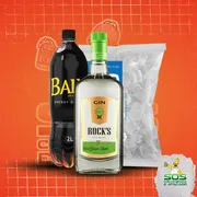 Kits de Gin 1: Rocks Maçã Verde + Baly 2L + Gelo 3kg)