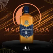 Whisky: Ballantines 10 anos 1L)
