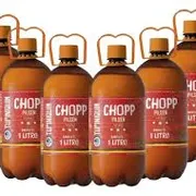 CHOPP E CERVEJAS ESPECIAIS: COMBO TUPININQUIM PILSEN 1 LITRO - COMBO COM 6 UNIDADES DE CHOPP PILSEN 1 LITRO