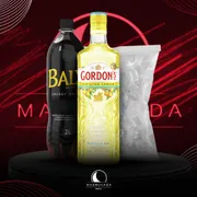 Kit Gin: Gin Gordons Lemon com Baly + Gelo)