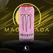 Energético: Monster Strawberry 473ml)