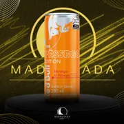 Energético: Red Bull Morango e Pesseego 250ml)