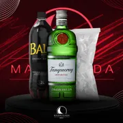 Kit Gin: Combo Gin Tanqueray com Baly + Gelo)