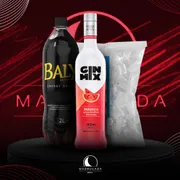 Kit Gin: Combo Gin Mix Melancia c/Baly + Gelo 3kg)