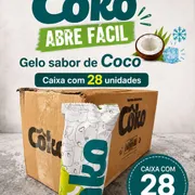 Gelos: Caixa Gelo Coko Abre Fácil (COCO) com 28 unid. - Gelos de Coco Abre Fácil com 28 unidades