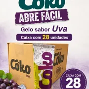 Gelos: Caixa Gelo Coko Abre Fácil (UVA) com 28 unid. - Gelos de Uva Abre Fácil com 28 unidades