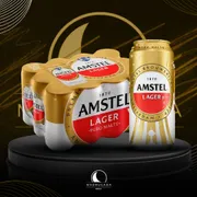 Fardo Cerveja Latão: Fardo Amstel 473ml c/12 unidades)