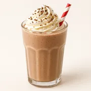 Milk Shake: Milk Shake de Chocolate 500ml - Milk Shake (Ingredientes: Sorvete de Chocolate, Chocolate em Calda, Leite Ninho)