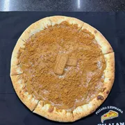 Doces: *NOVIDADE* BISCOFF - Pizza Doce (Ingredientes: Bolacha Lotus triturada, Creme de Biscoff)