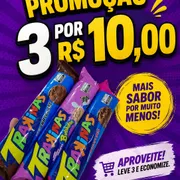 *Promoção*: 3 Trakinas por 10 - escolher os sabores nas observaçoes