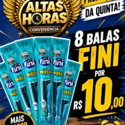 *Promoção*: 8 bala fine por 10 - 8 unidades sortidas
