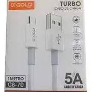 Eletrônicos: Cabo Turbo USB de Carregador Tipo-C A