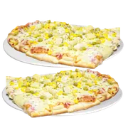 Tradicionais: Primavera - Pizza Grande (Ingredientes: Ervilha, Milho, Mussarela, Palmito)