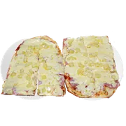 Tradicionais: Hawaiana - Pizza Grande (Ingredientes: Abacaxi, Mussarela, Presunto)