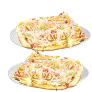 Tradicionais: Quatro Estações - Pizza Grande (Ingredientes: Azeitona, Calabresa, Champignon, Presunto)