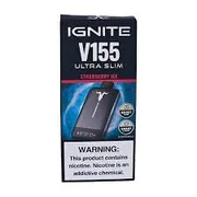 Pods (Cigarros Eletrônicos): Ignite Ultra Slim V15500 Puffs Strawberry Ice (Morango Gelado) - Sabor Morango Gelado