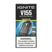 Pods (Cigarros Eletrônicos): Ignite Ultra Slim V15500 Puffs Pineapple Ice (Abacaxi Gelado) - Sabor Abacaxi Gelado