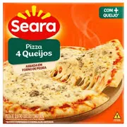 Alimentos Congelados: pizza quatro queijos seara 460g - ...