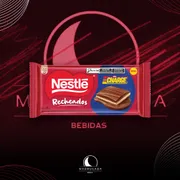 Barras de Chocolate: Barra Charge Recheada 90g)
