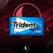 Chicletes: Chiclete Trident Hortelã 8g)