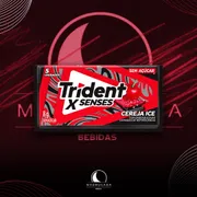 Chicletes: Trident Senses Cereja)