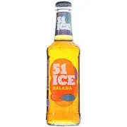 Drinks Prontos: 51 Ice Balada - é uma bebida alcoólica mista pronta para beber (RTD) à base de Cachaça 51 e extrato de guaraná. Com teor alcoólico de 5,5%, oferece uma proposta leve, refrescante e estimulante, pensada especialmente para o agito da noite e festas com os amigos.