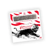 Aluminio para Narguile: ALUMINIO PREDATOR 10 flh - Possui as mesmas 40 micras de gramatura das versões maiores. É um alumínio super grosso que suporta o esticamento sem rasgar e protege a essência do calor direto do carvão.