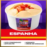 Açai no Pote: Açai no Pote 240ml ESPANHA - Açai no Pote (Ingredientes: Creme de Maracuja, Leite Condensado, Leite Po, Morango)